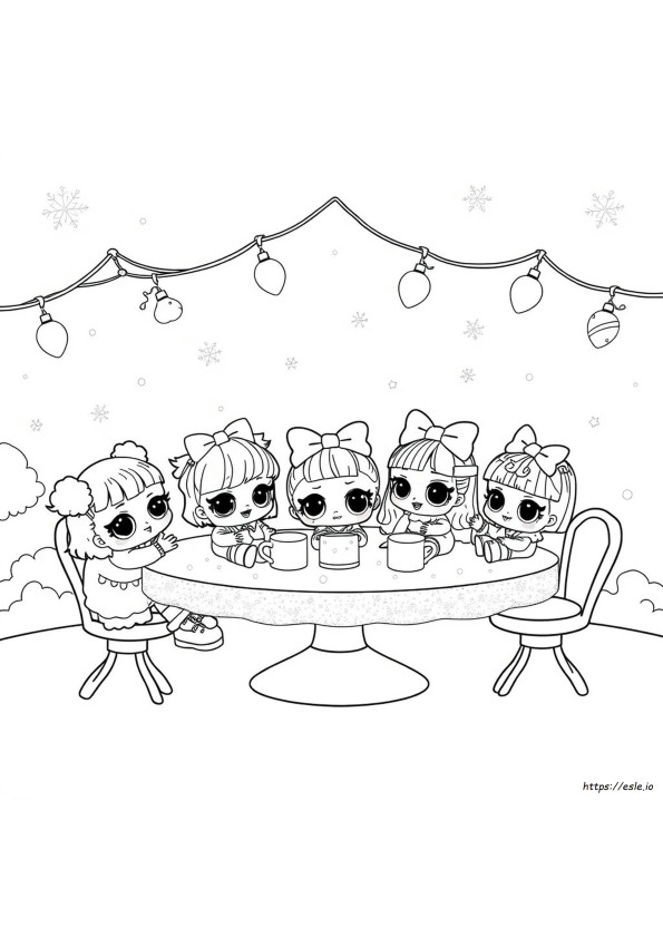 Lol Surprise Winter Disco Disegni Da Colorare
