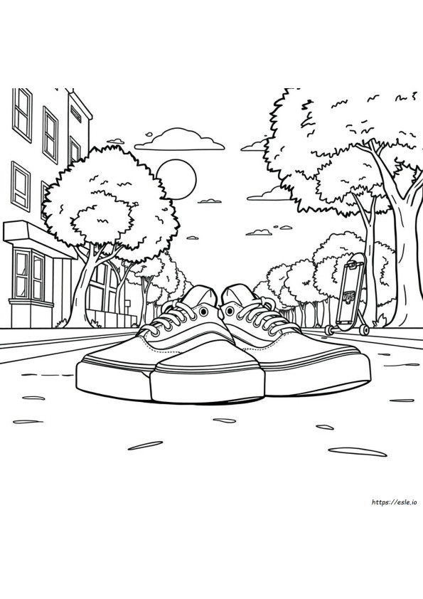 Coloring Pages Of Vans