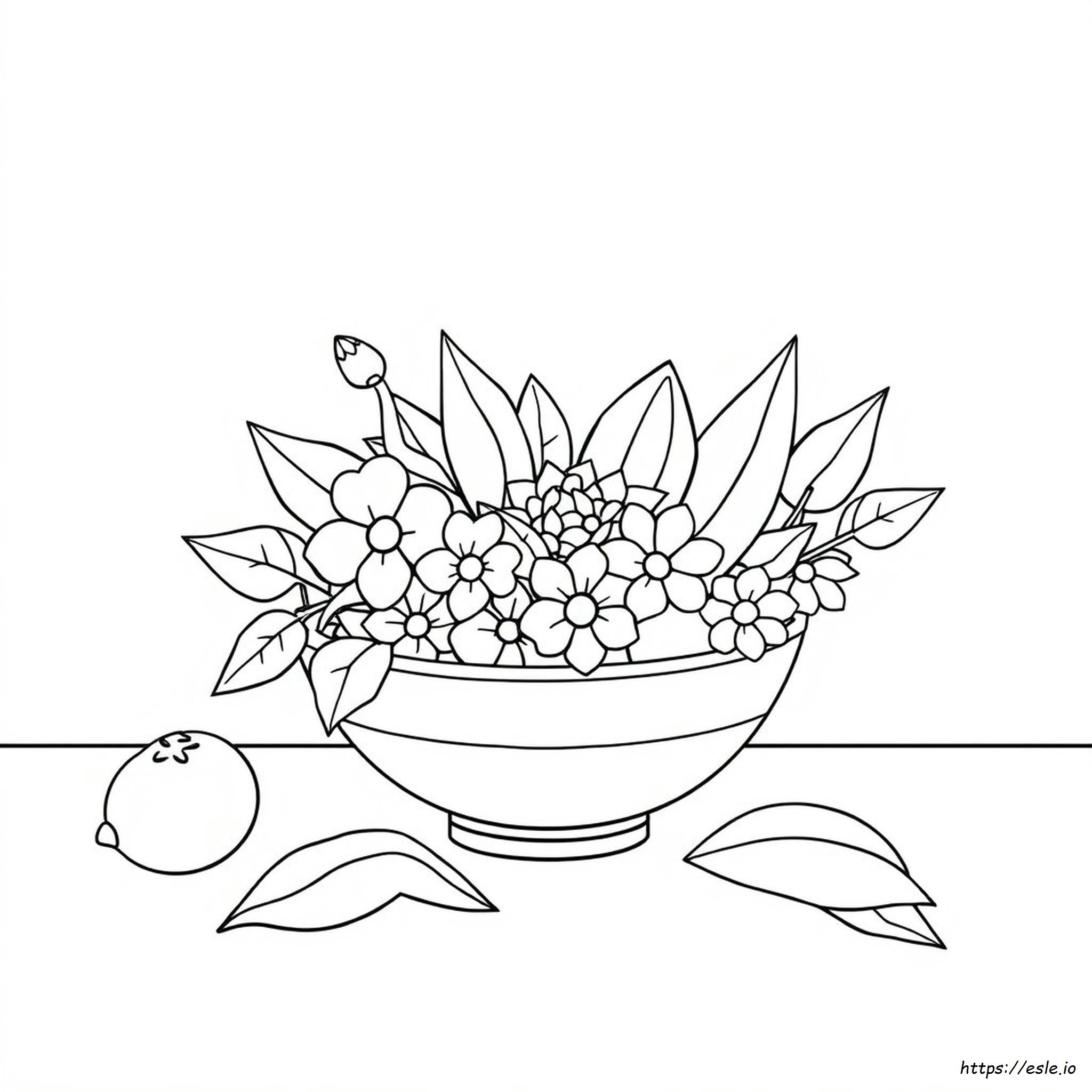 Coloring National Fruit Drawing