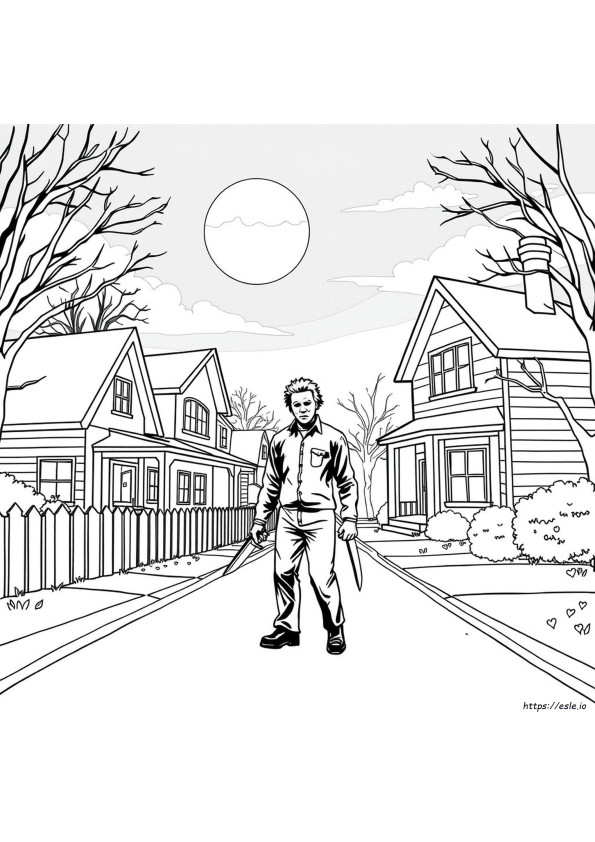 Michael Myers Malbuch