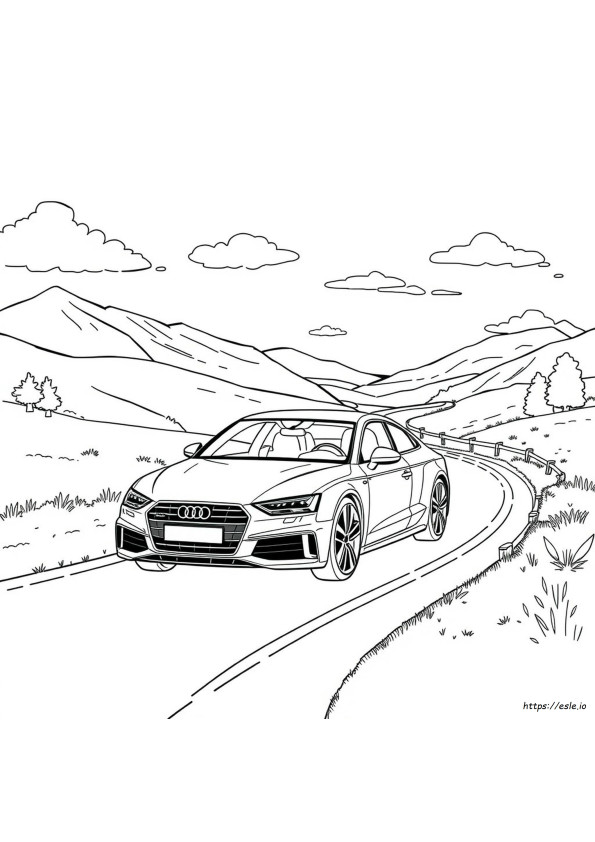 Mașini Audi De Colorat