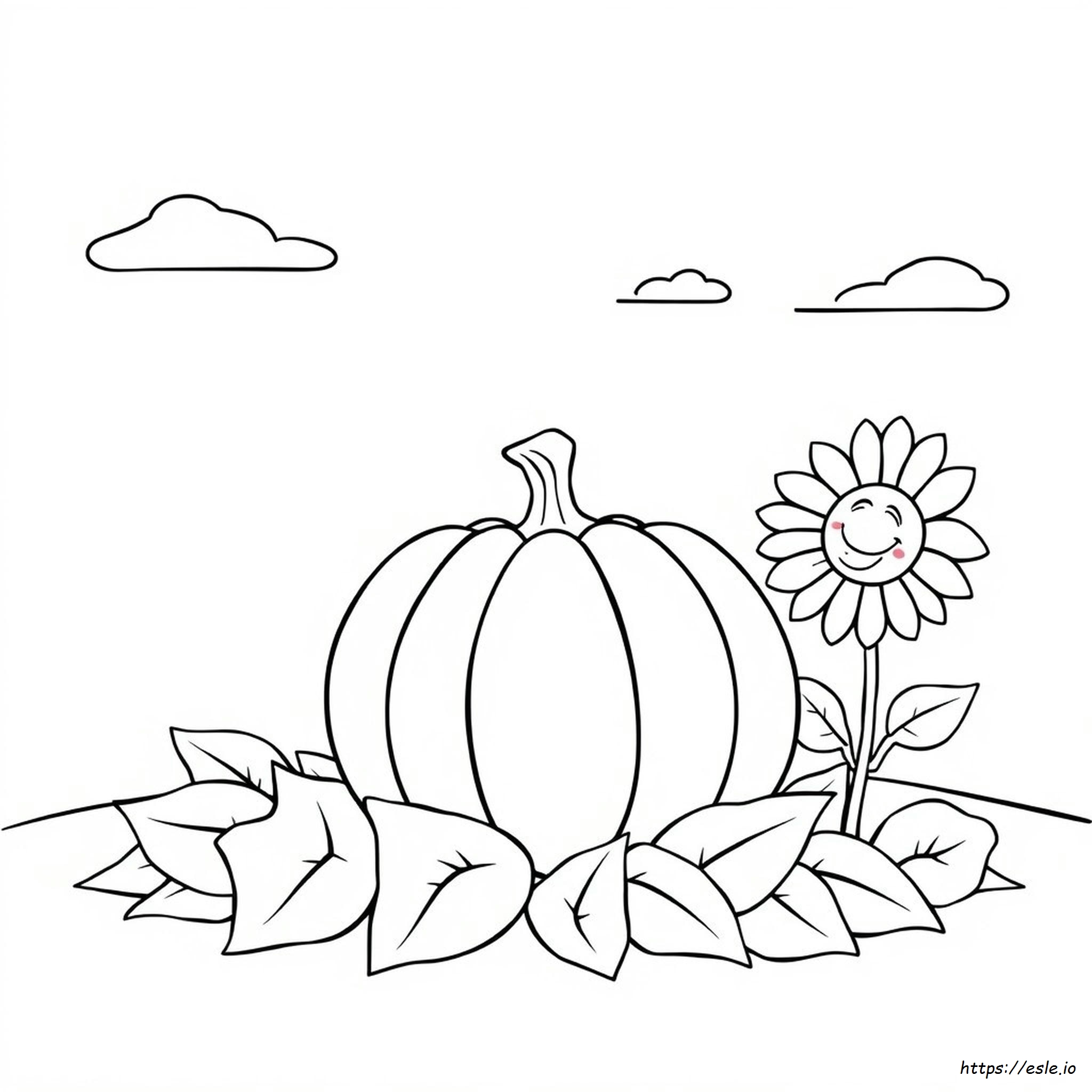 Preschool Pumpkin Coloring Pages