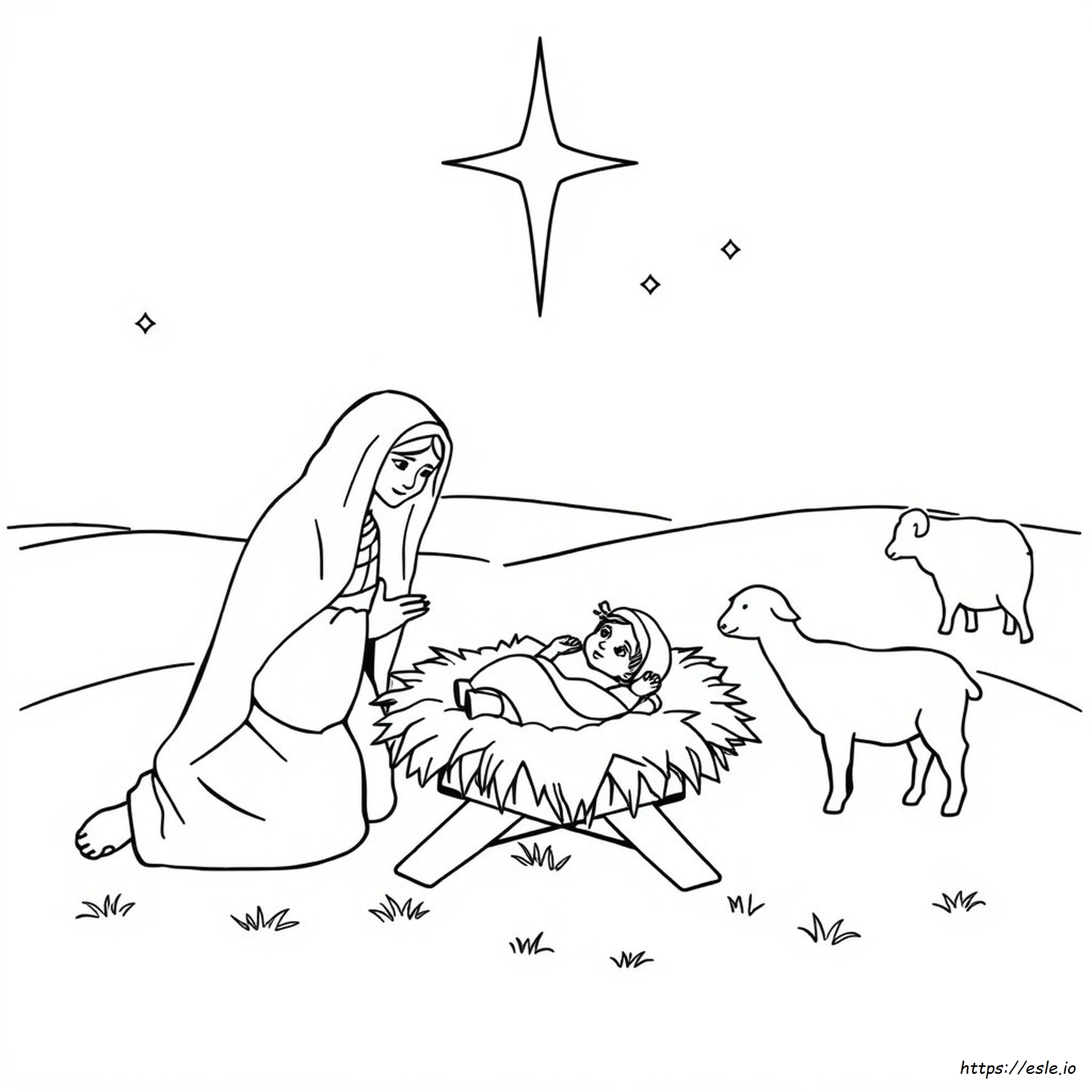 Geburt Jesu Ausmalbilder Zum Ausdrucken