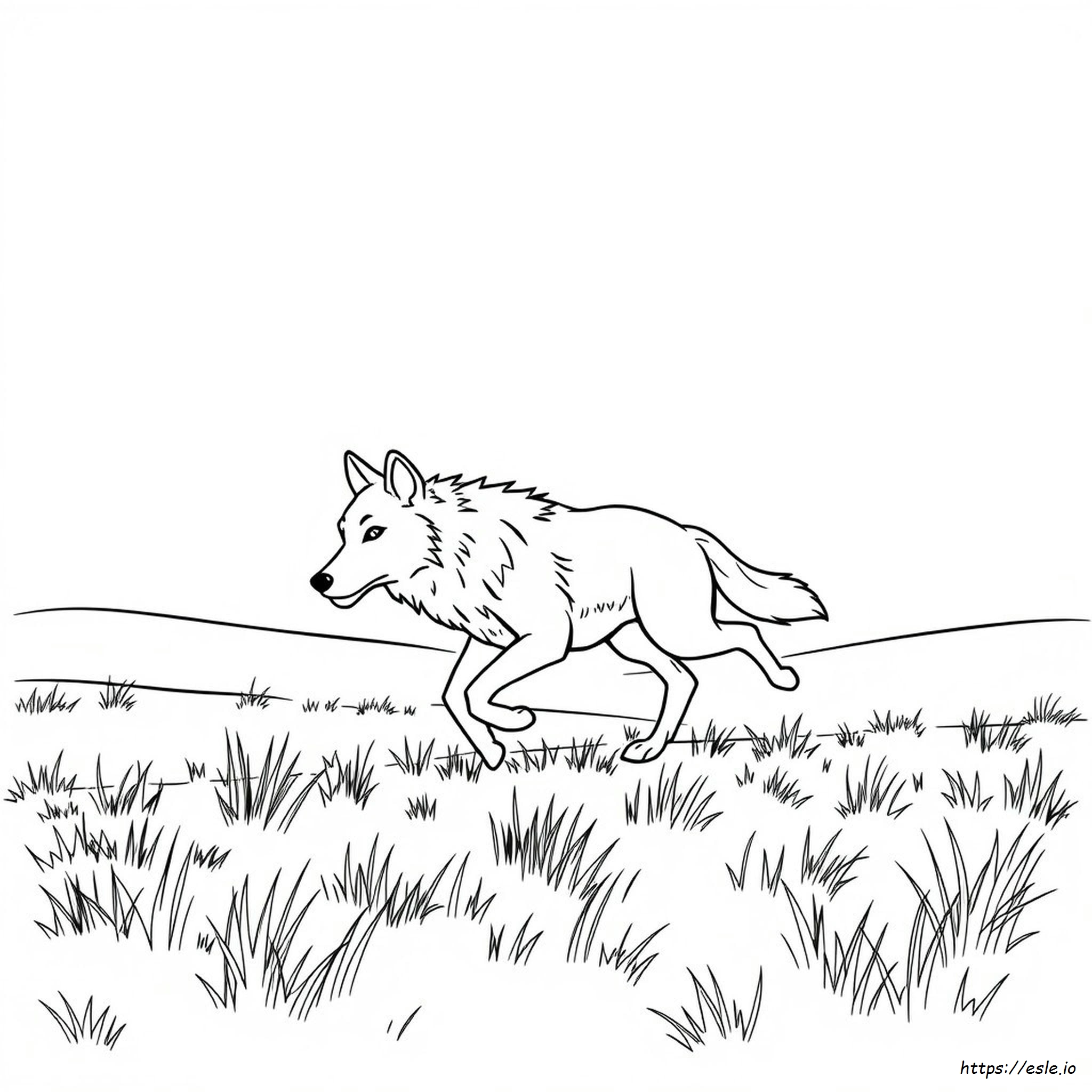 Free Wolf Coloring Pages