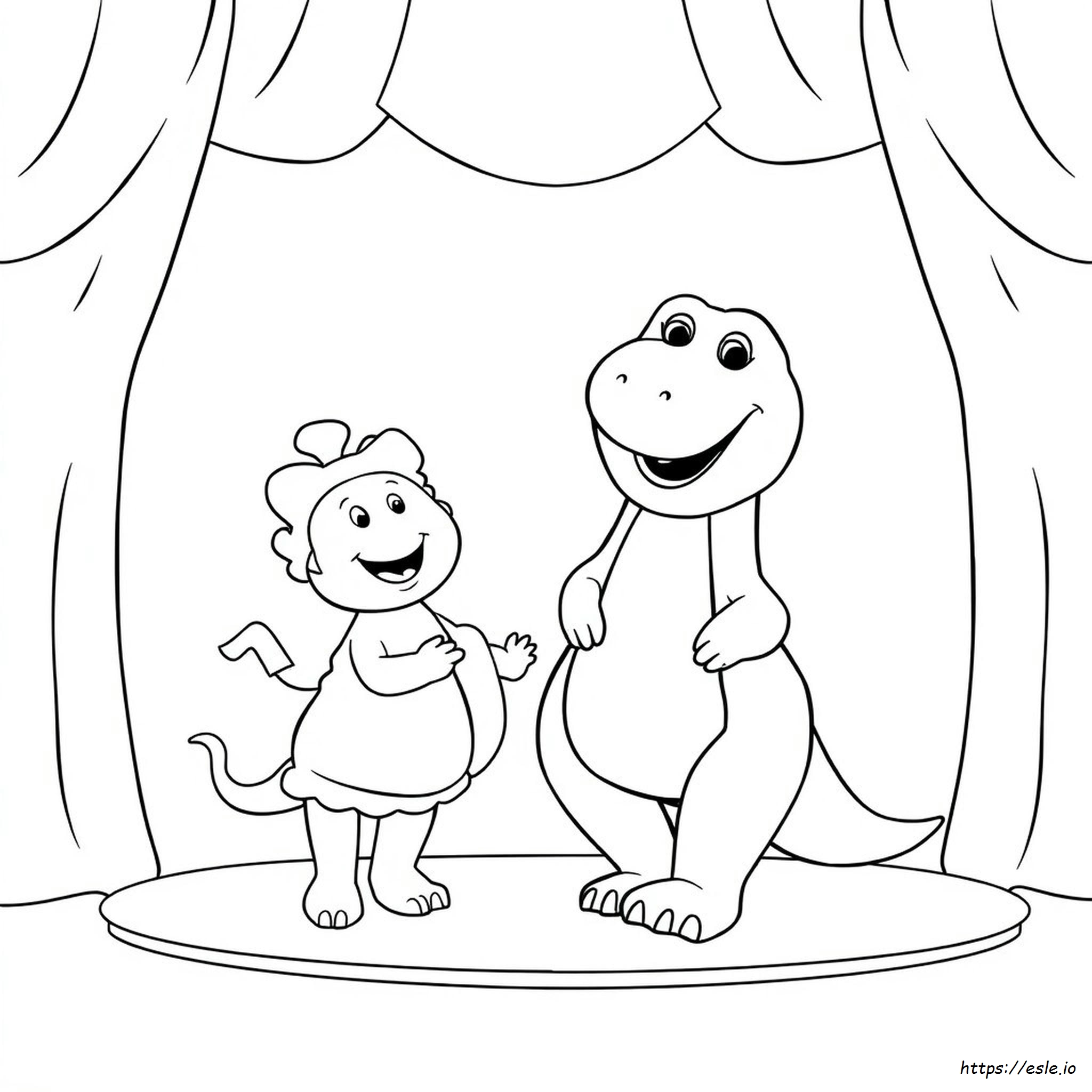 Barney E Amici: Disegni Da Colorare E Stampare