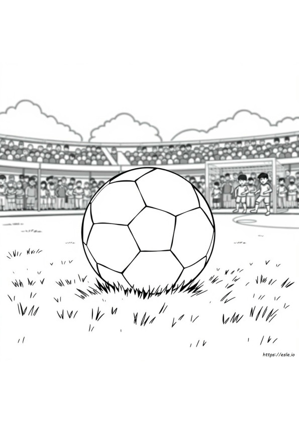 Pallone Da Calcio Da Colorare