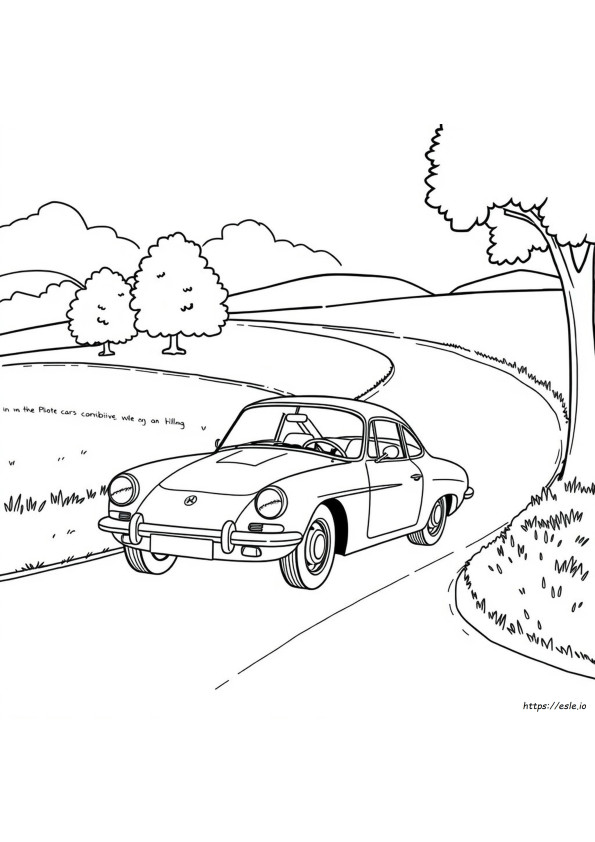 Coloriages De Voitures Classiques