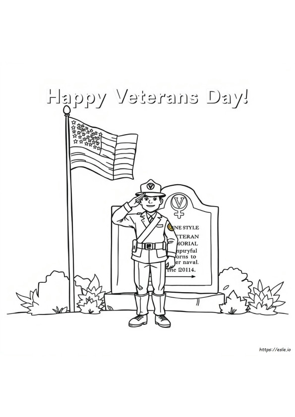 Veterans Day Ausmalbilder