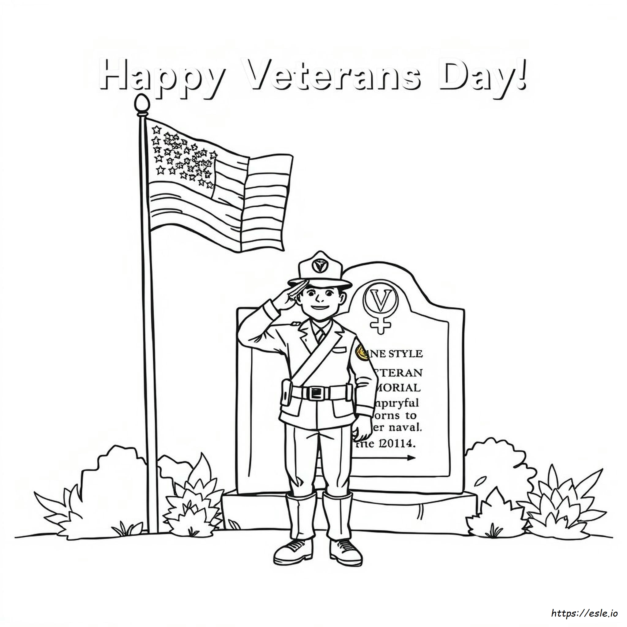 Veterans Day Ausmalbilder