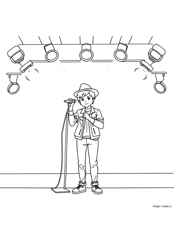Harry Styles Coloring Sheet
