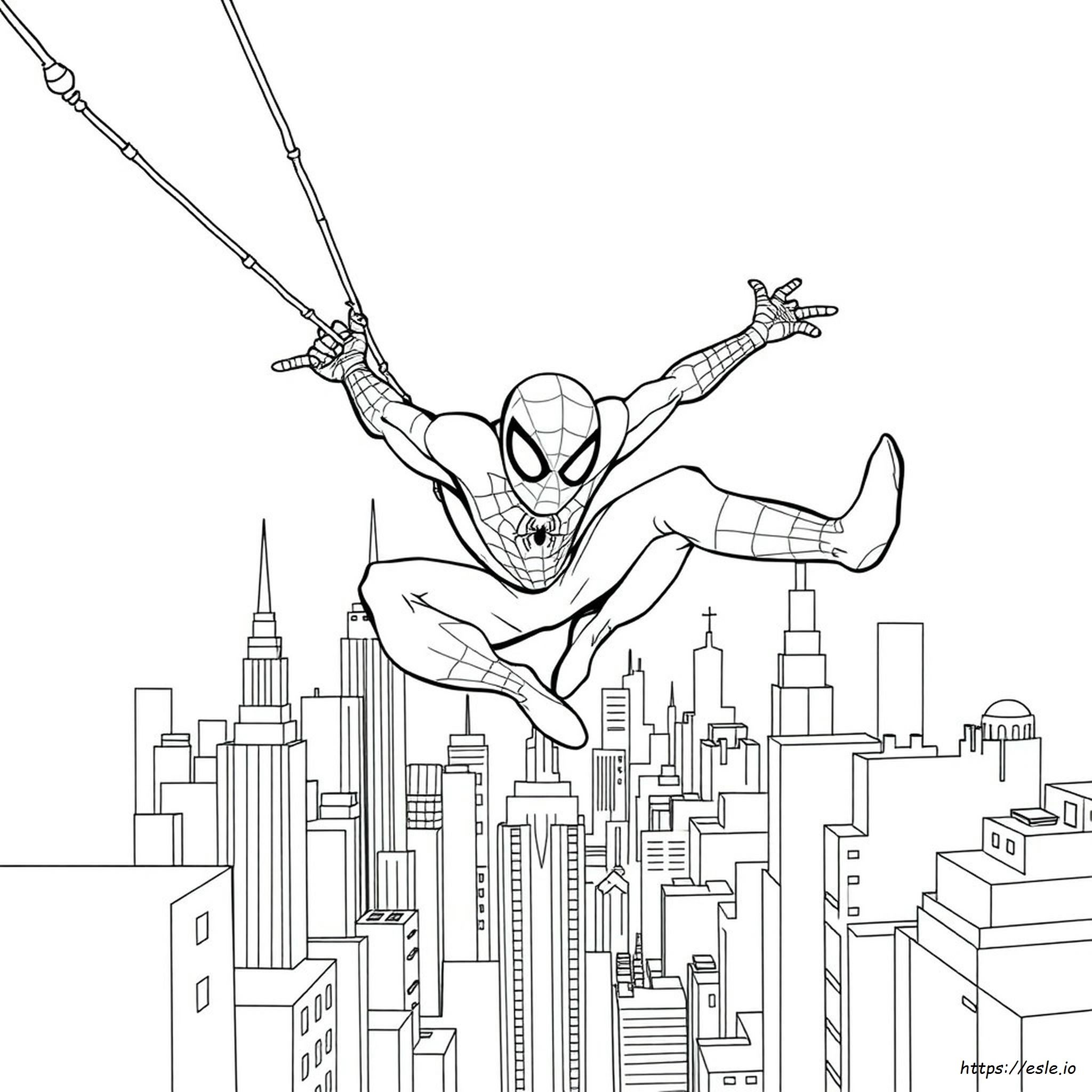 Spider Verse Colouring Pages
