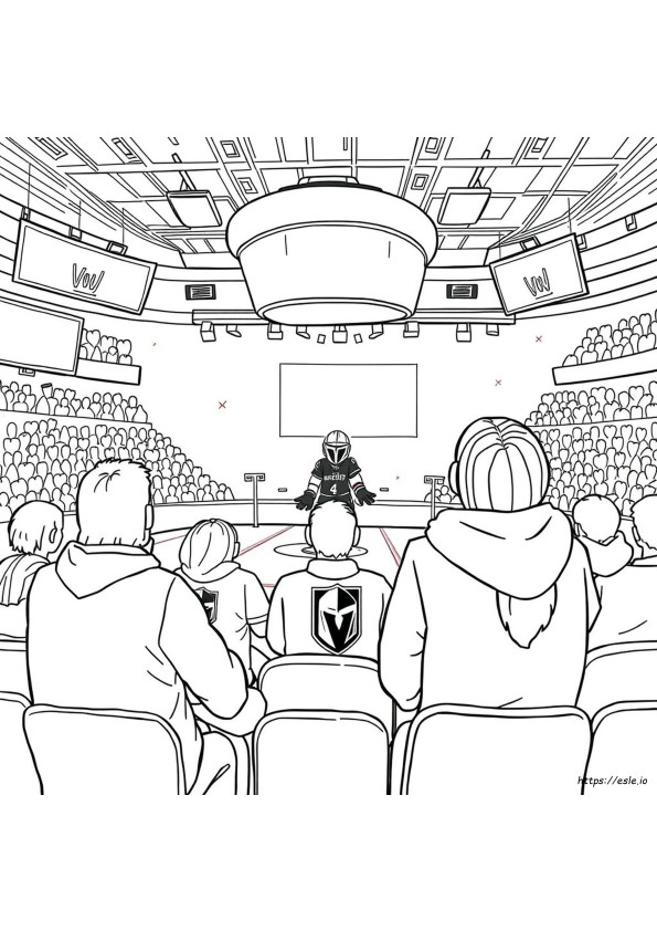 Coloriages Nhl Vegas Golden Knights