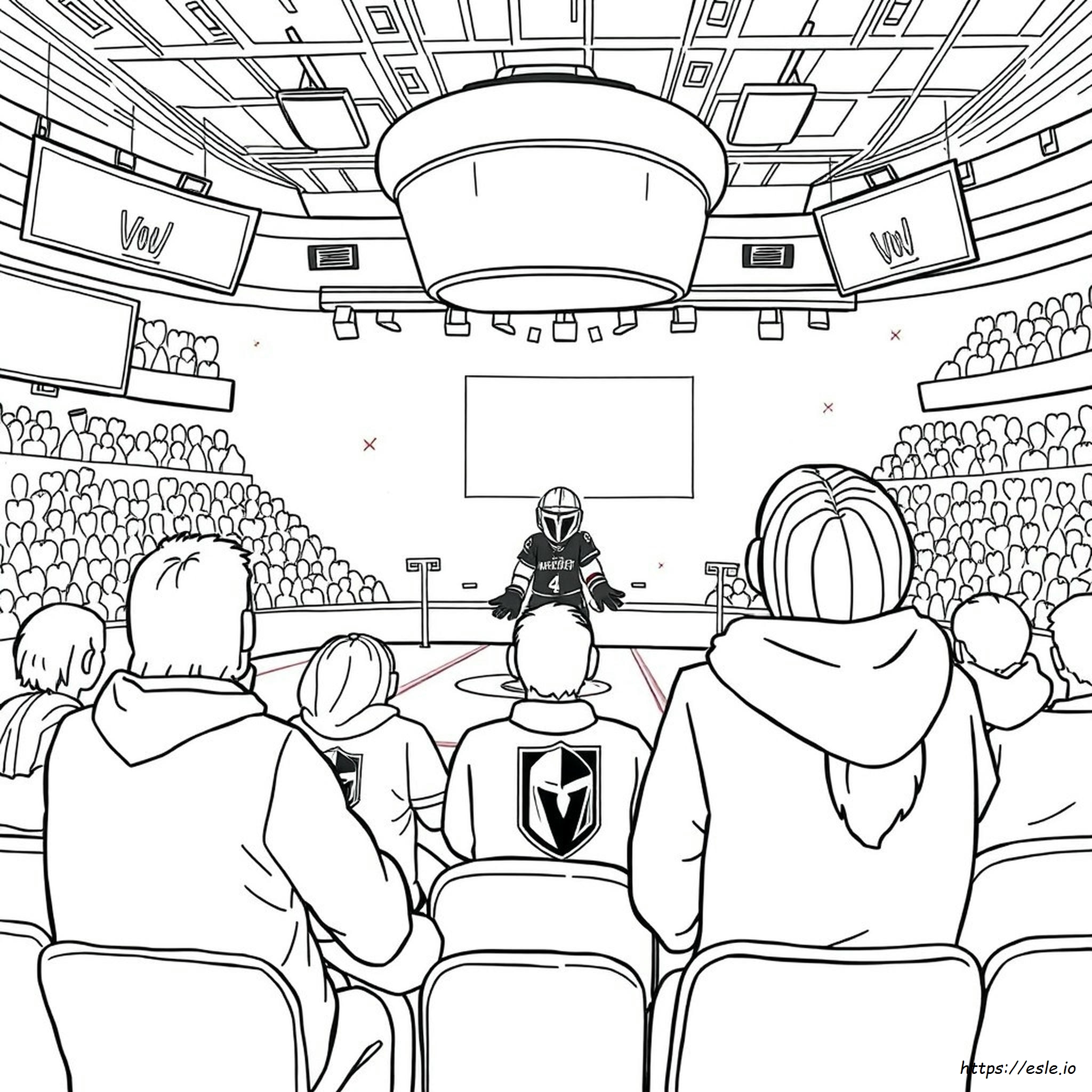 Vegas Golden Knights Nhl Ausmalbilder