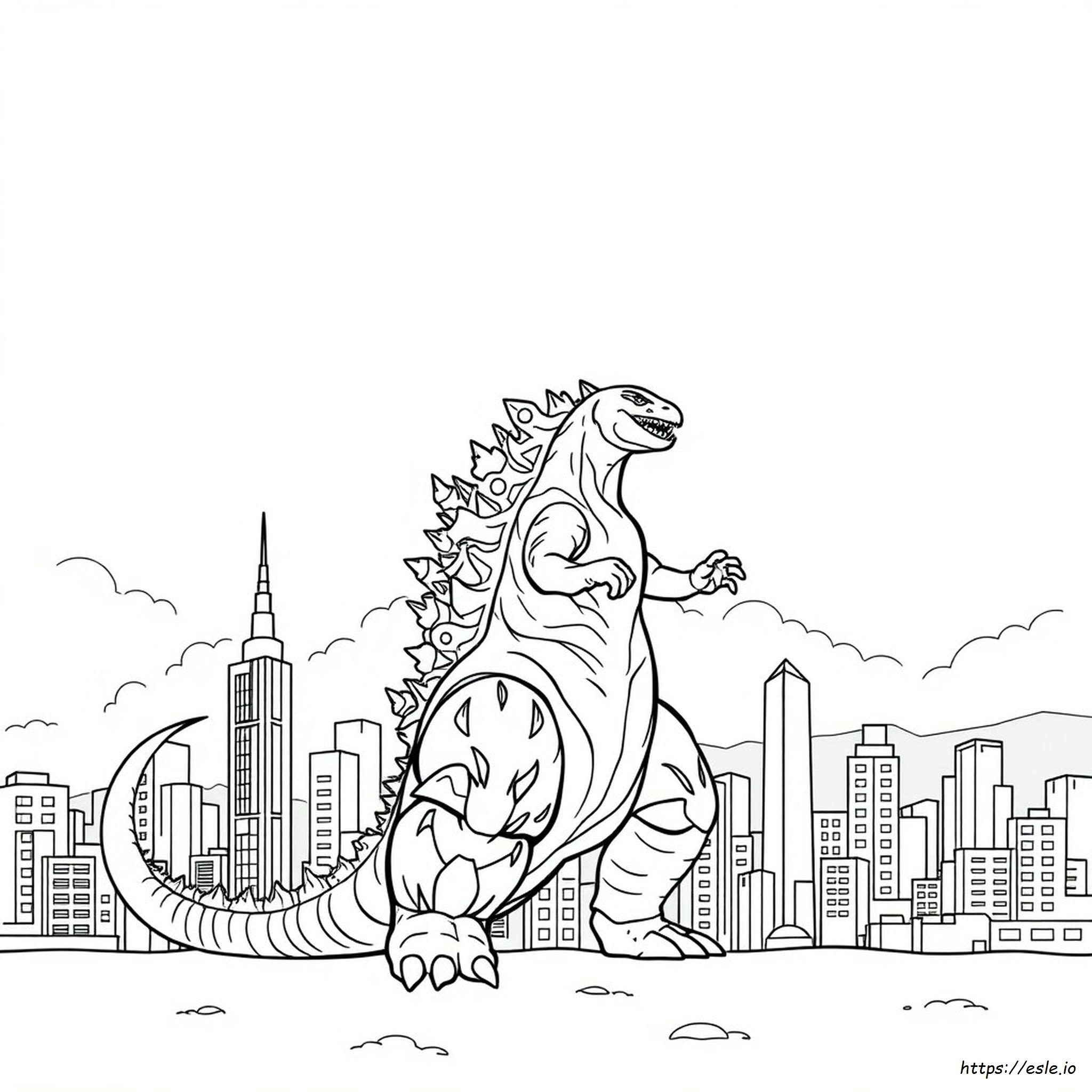 Disegni Da Colorare Di Shin Godzilla Stampabili