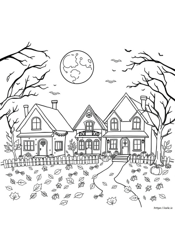 Coloriages Halloween Automne Gratuits