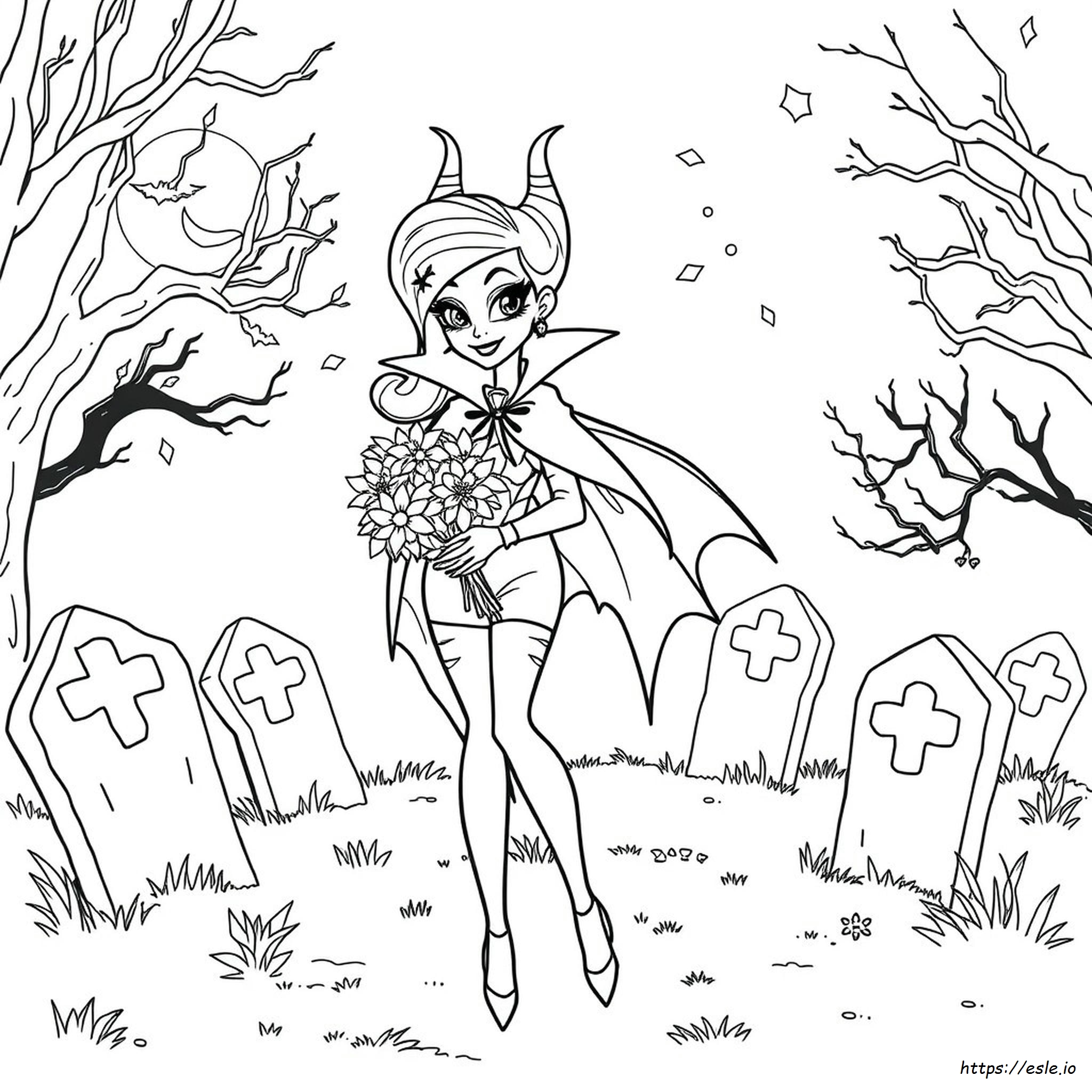 Draculaura Da Colorare