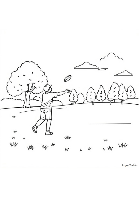 Coloriages Disc Golf