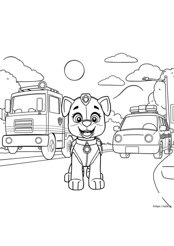 Coloriage Pat Patrouille À Imprimer