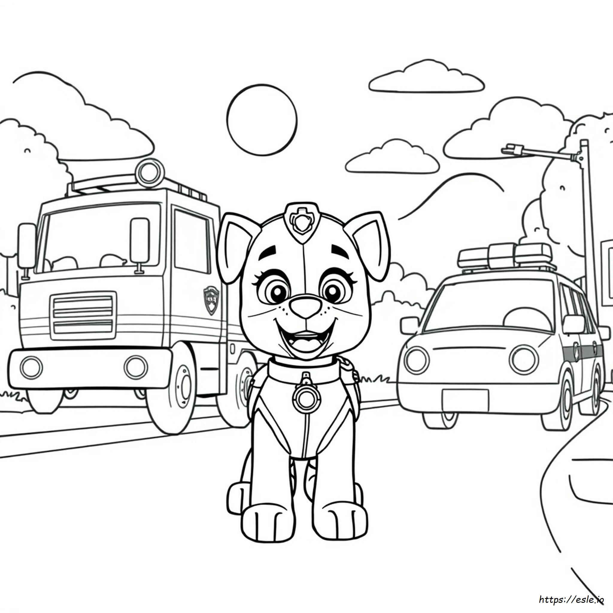 Patrulla Canina Para Colorear Imprimible