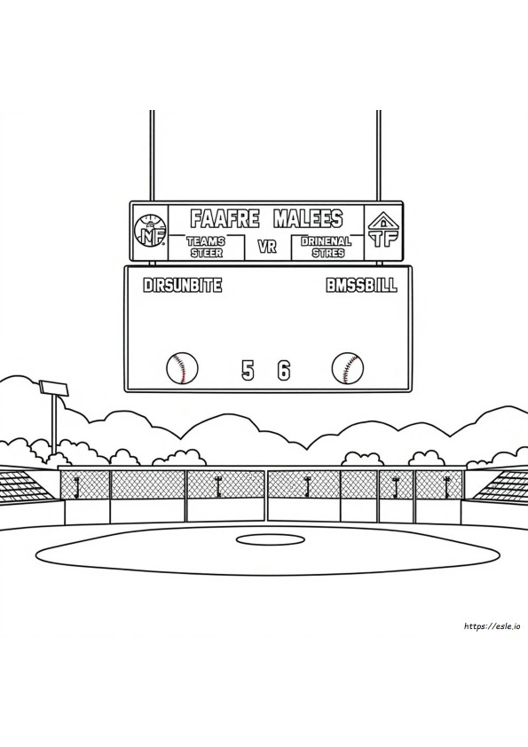 Coloriage Tableau De Score