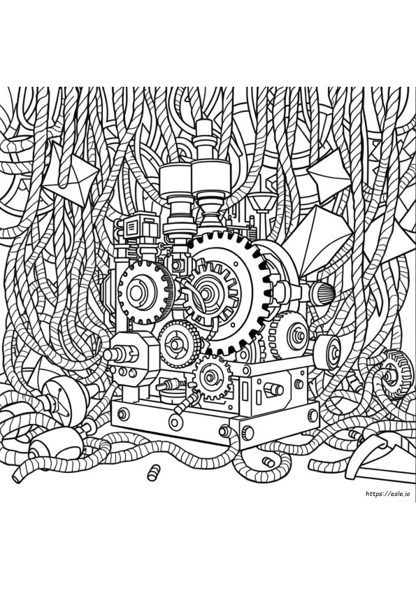 The Hardest Coloring Page Ever