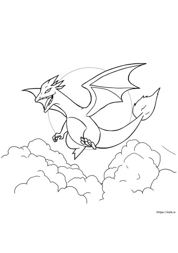 Coloriage Pokémon Dracaufeu Vmax
