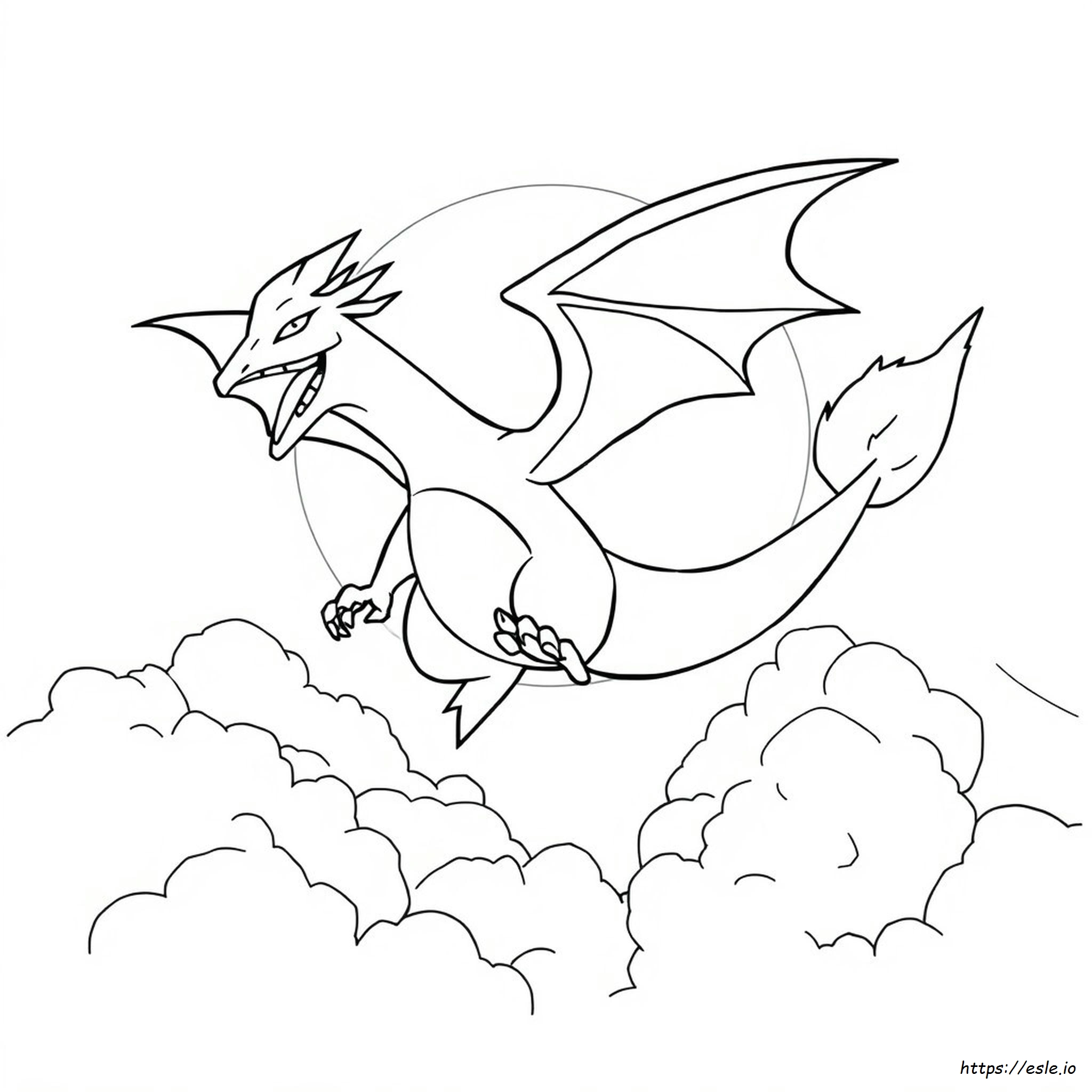 Coloriage Pokémon Dracaufeu Vmax