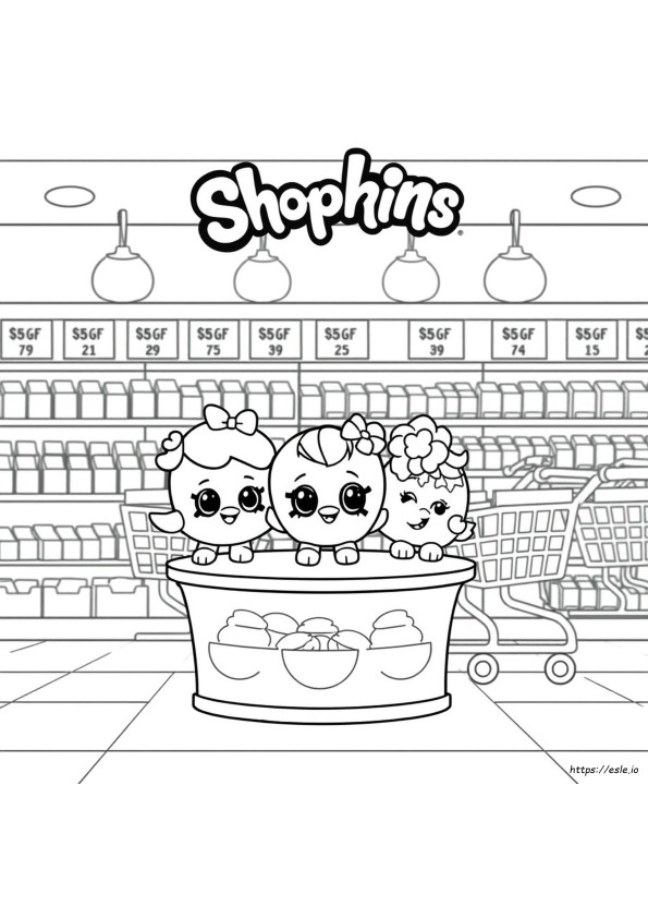Imagens De Shopkins Para Colorir