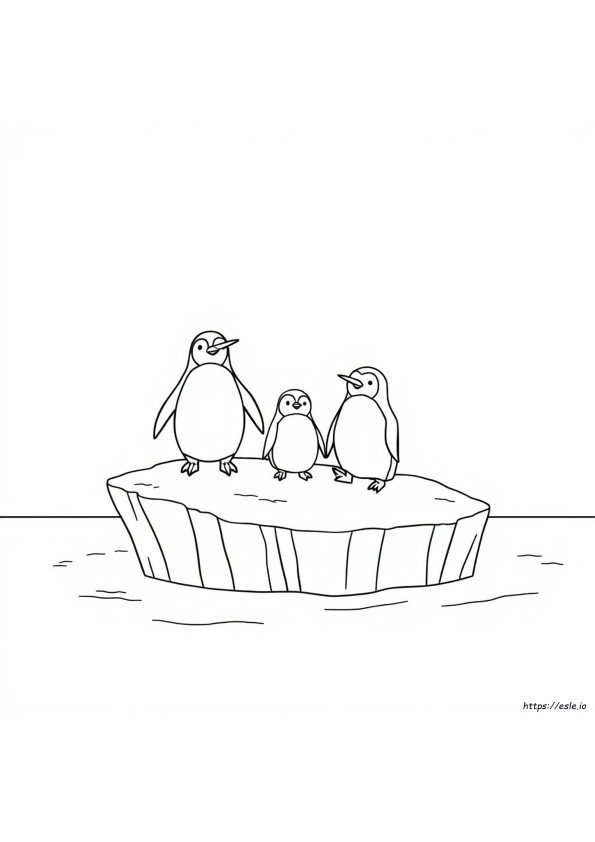 P Is For Penguin Coloring Page