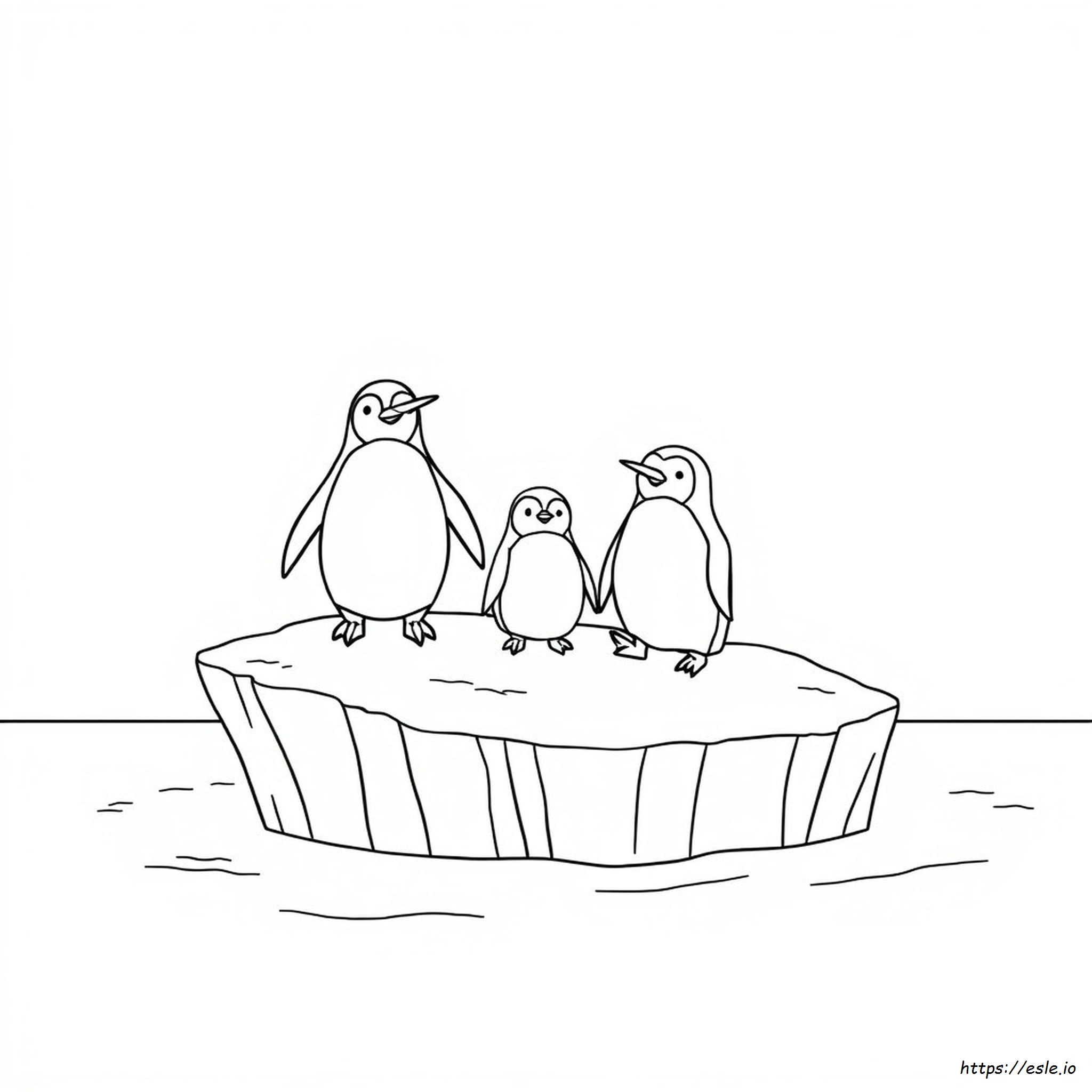 P Is For Penguin Coloring Page