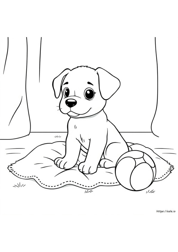 Cute Puppy Coloring Pages