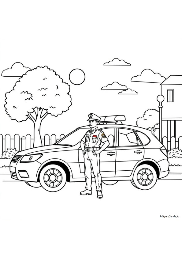 Polis Boyama Sayfaları