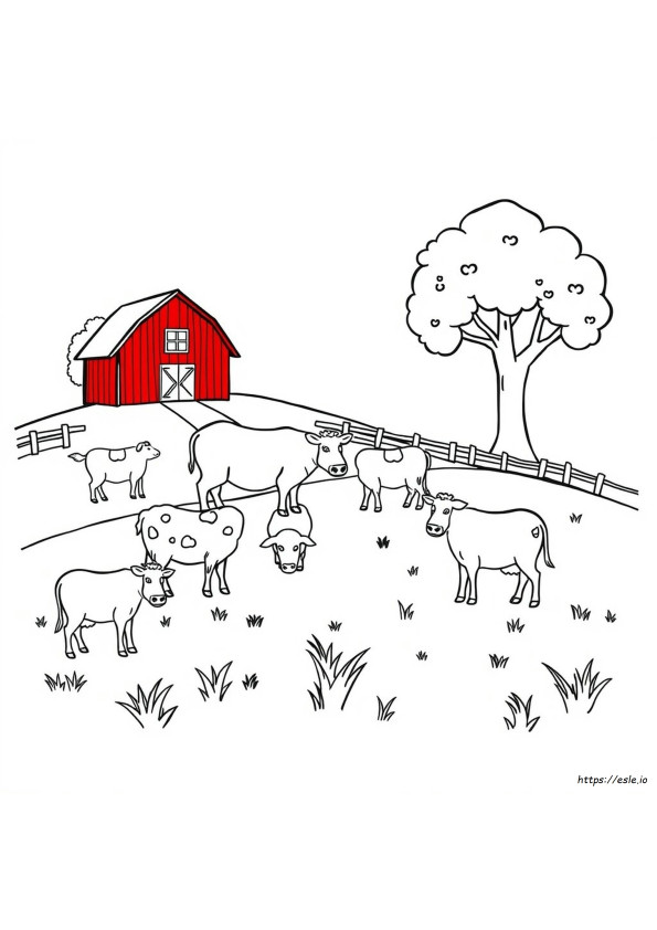 Farm Animal Coloring Pages For Preschoolers