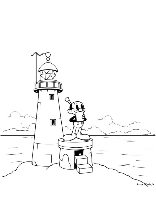 Cuphead Gambar Mewarnai