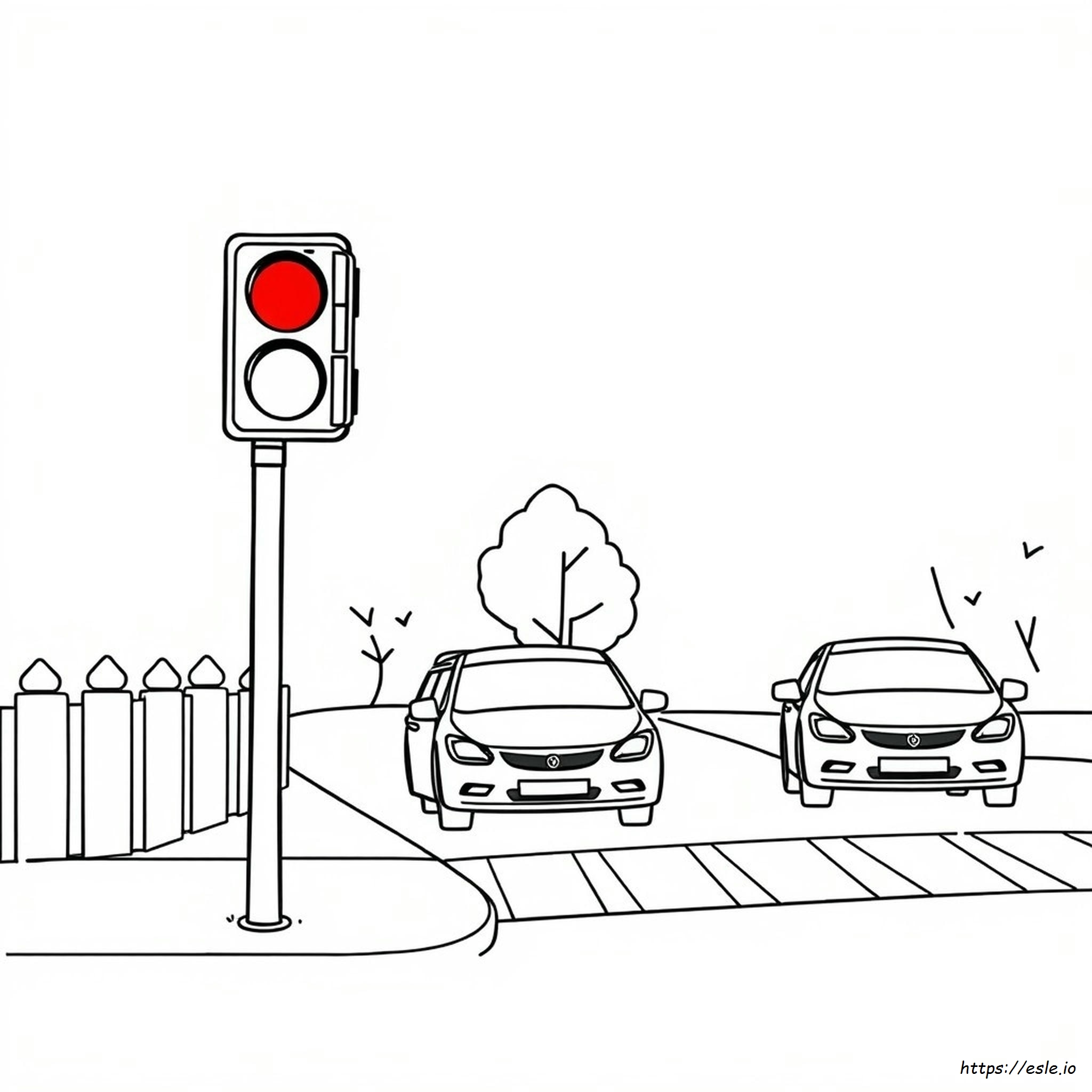 Road Safety Colouring In