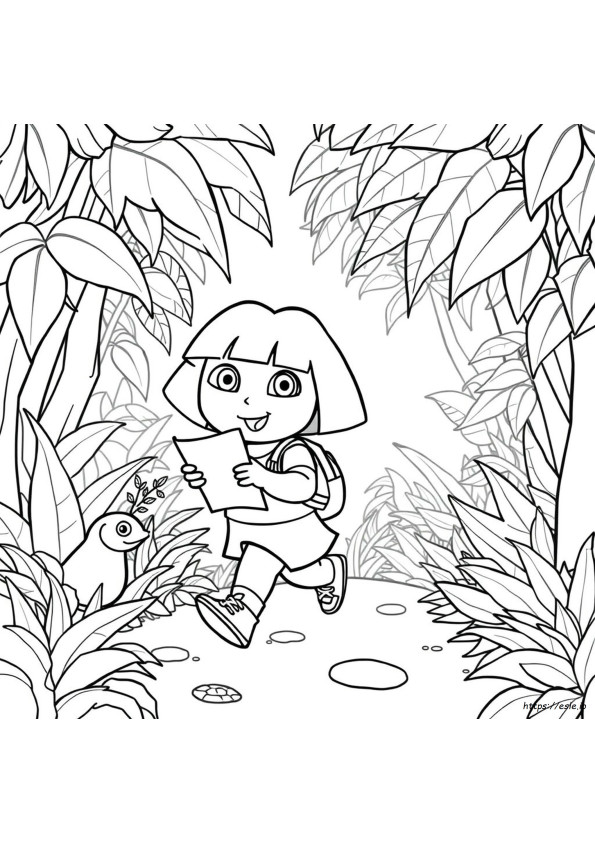 Dora Da Colorare E Stampare Gratis