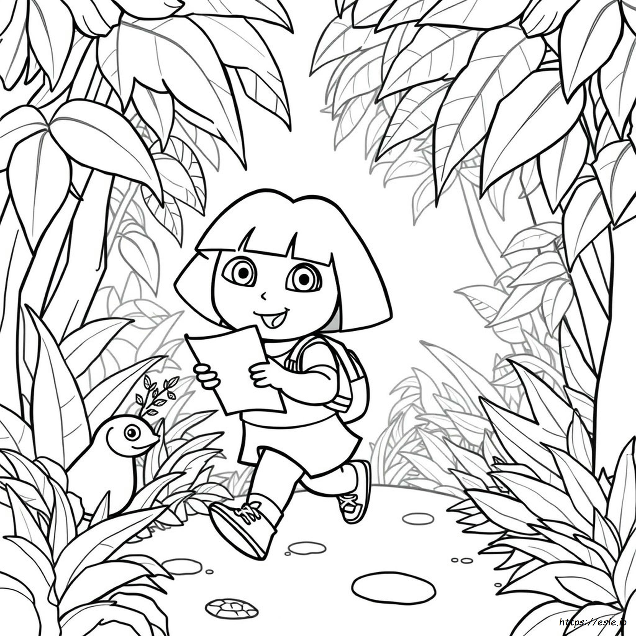 Dora Da Colorare E Stampare Gratis