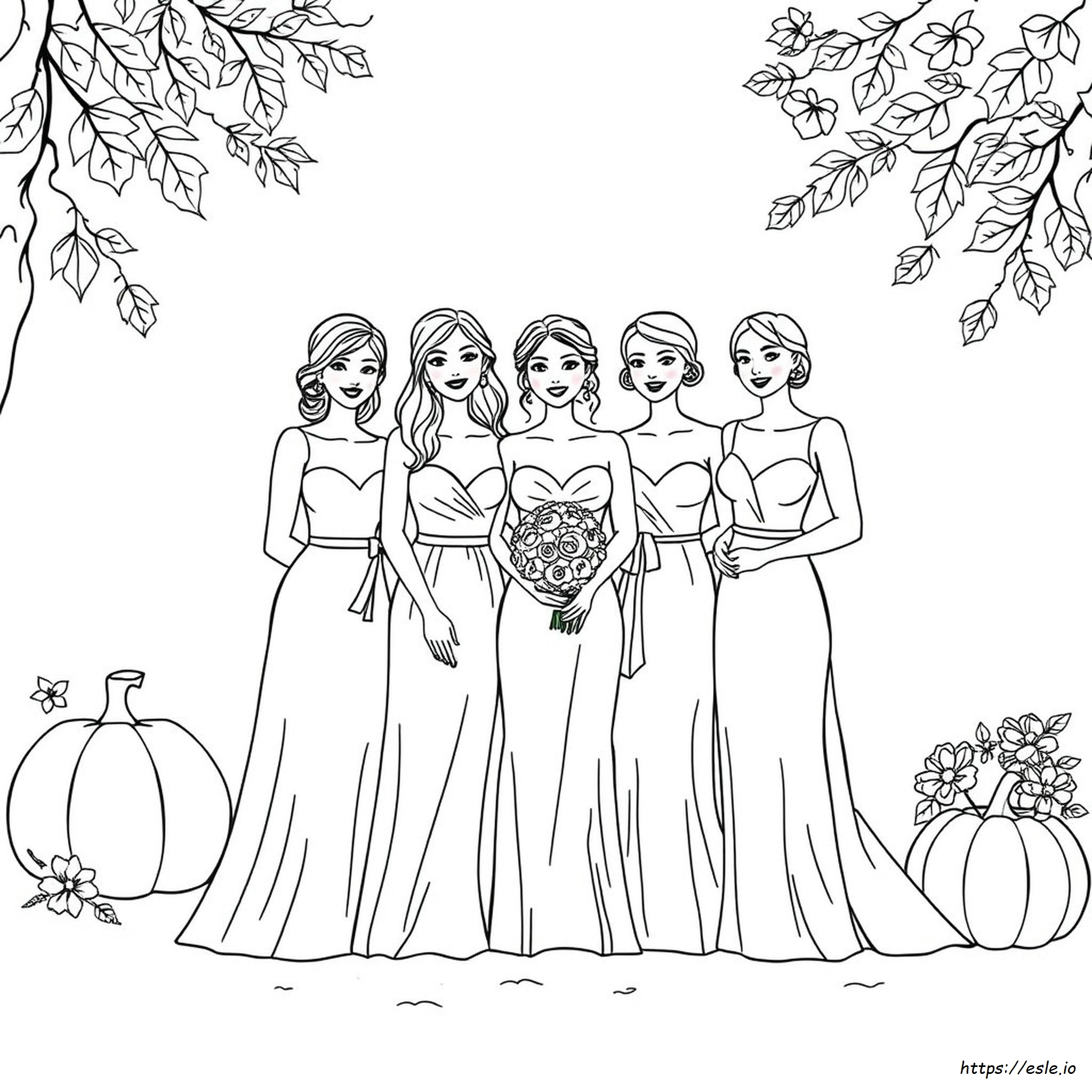 Bridesmaid Dress Colors For October Wedding