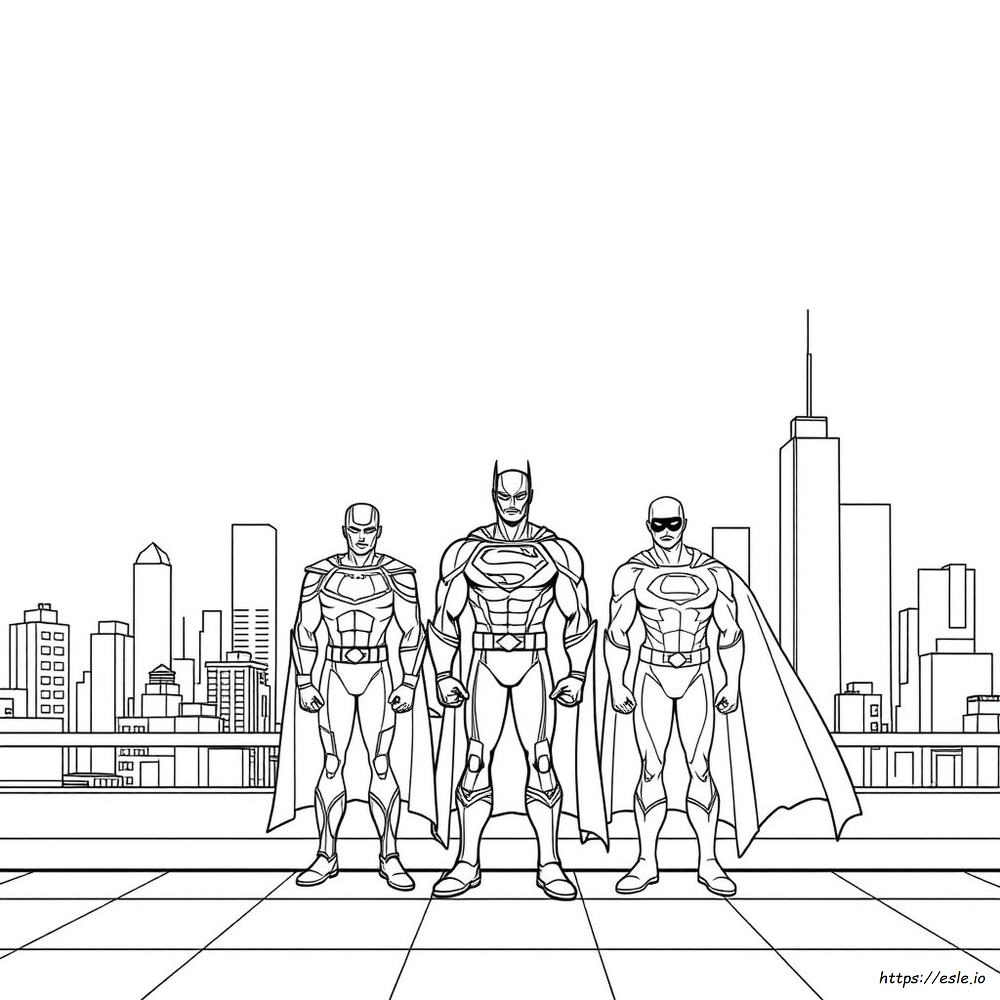 Superhero Coloring Pages To Print