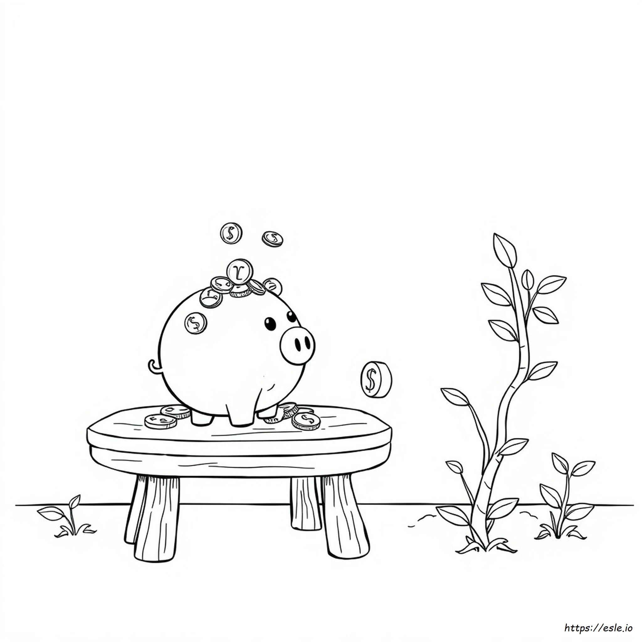 Money Colouring In