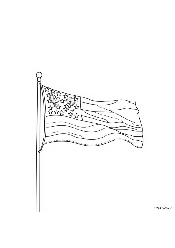United States Flag Coloring