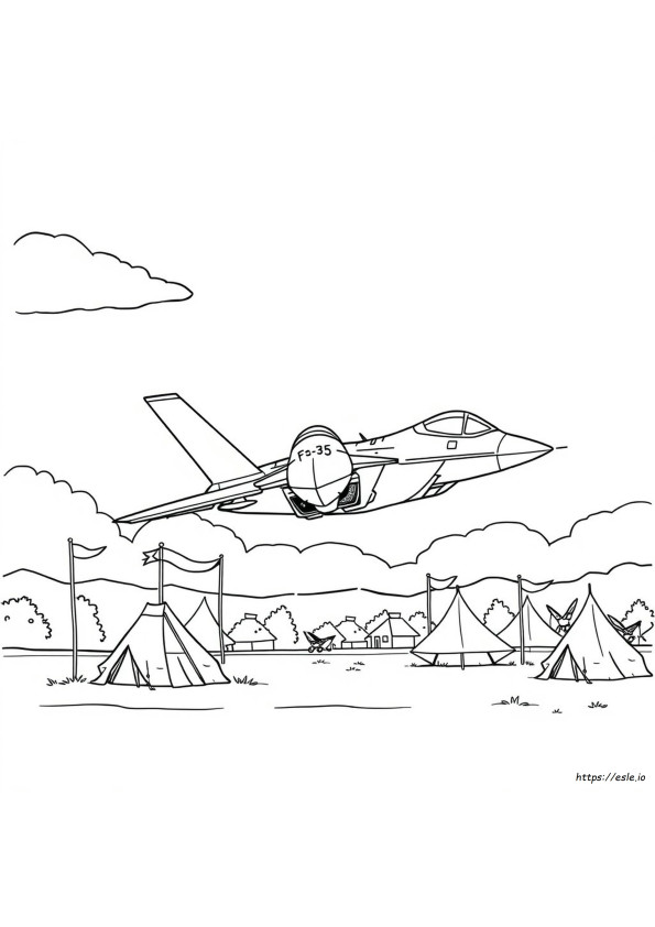 Coloriage F-35