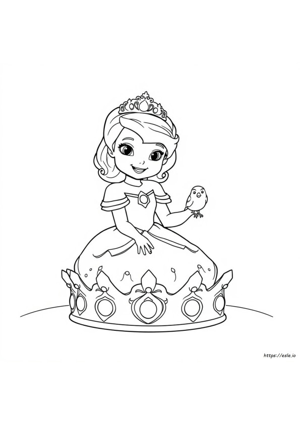 Sofia The First Colouring