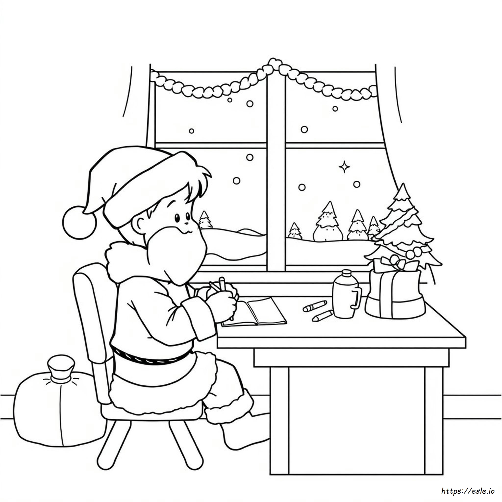 Lieber Weihnachtsmann Brief Ausmalbilder