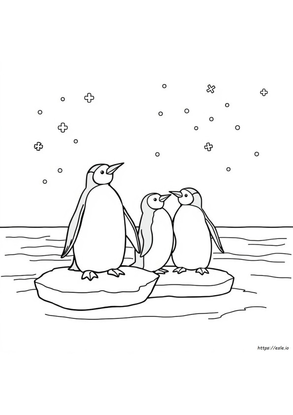 Penguin Coloring Sheets Free Printable