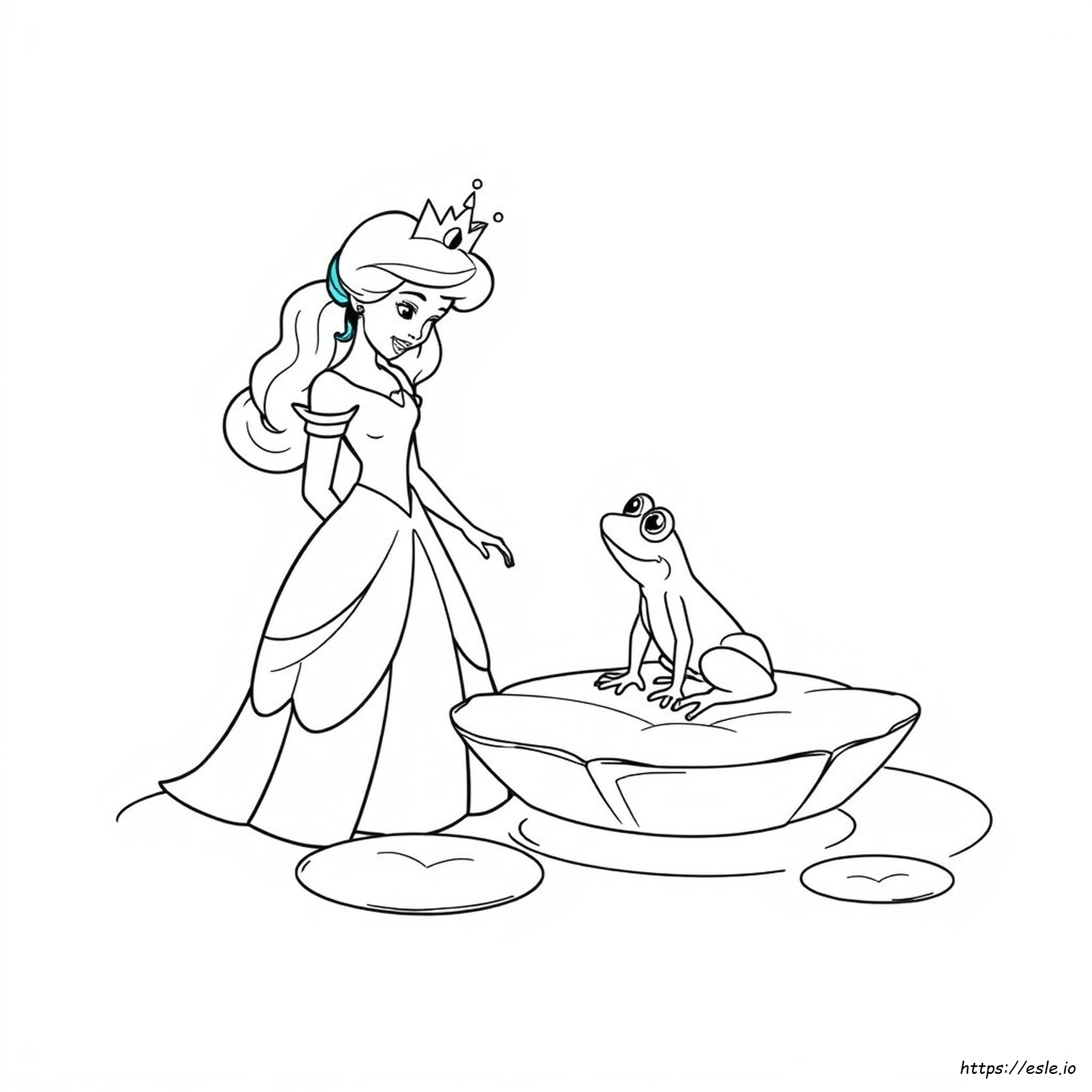 Mewarnai Putri Dan Katak