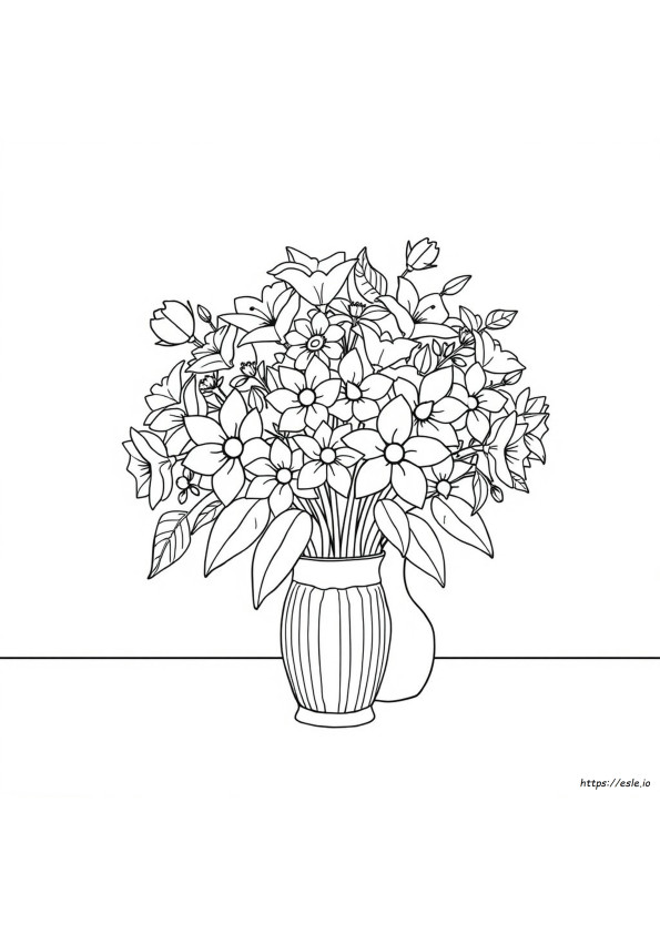 Blumenstrauß Ausmalbilder