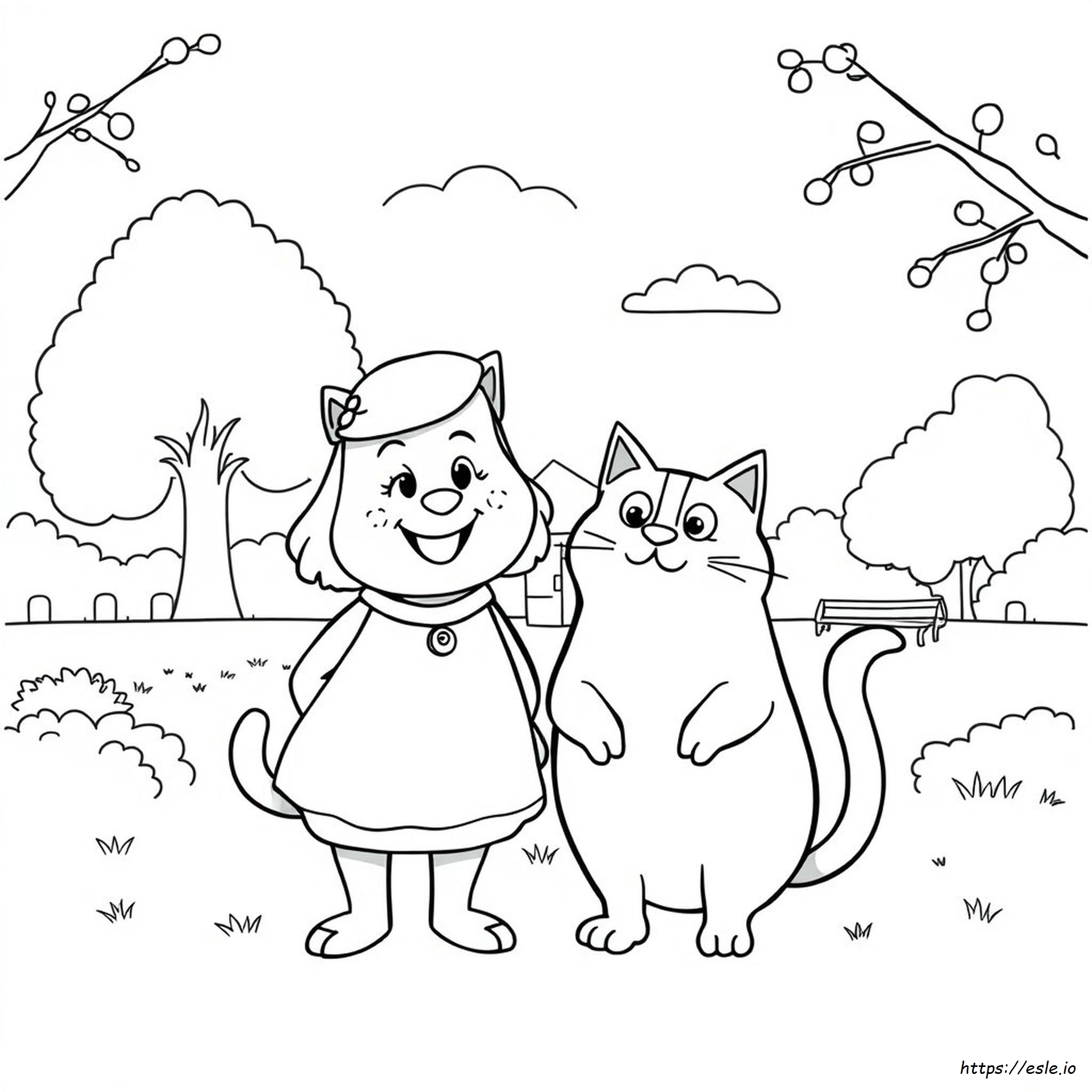 Meg Y Mog Para Colorear