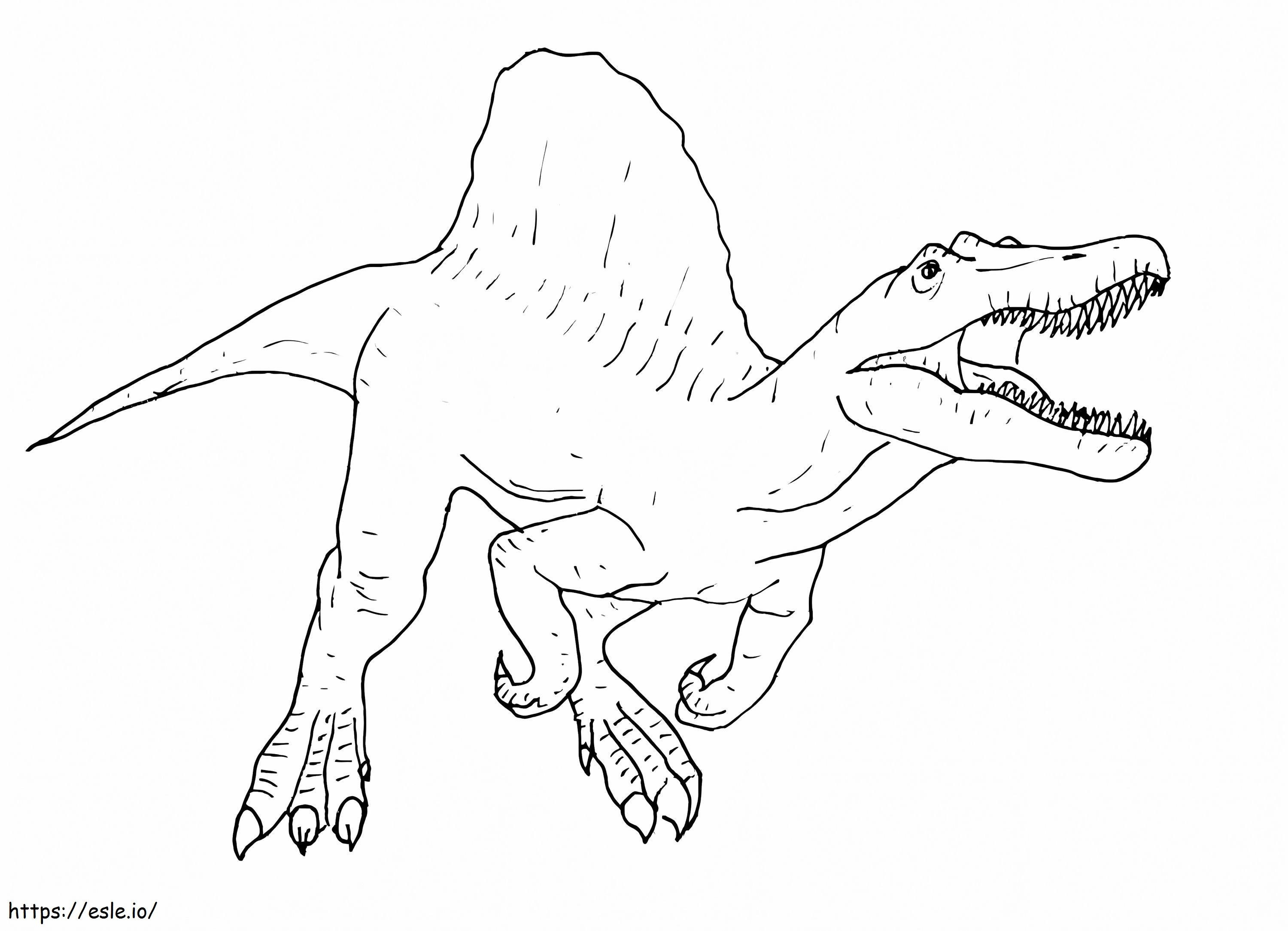 Spinosaurus 9 coloring page