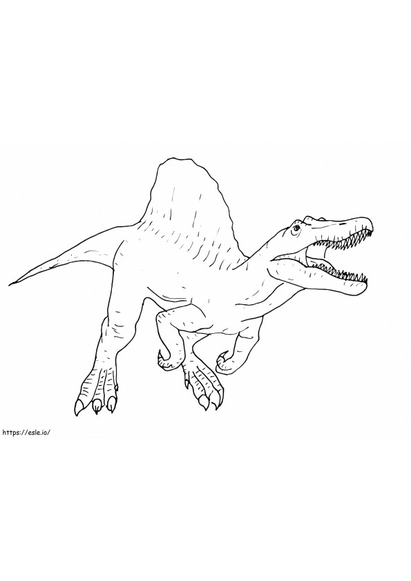Spinosaurus 9 coloring page